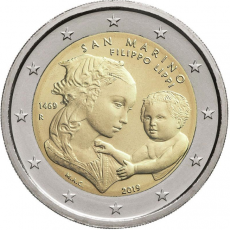 São Marino 2€ Filippo Lippi 2019